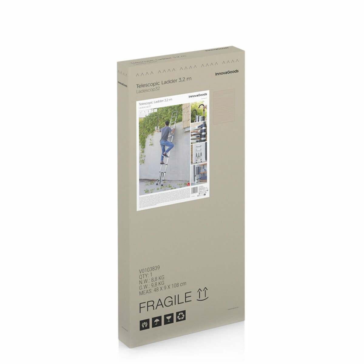 Teleskopstege Ladescop32 InnovaGoods 3,2 m - Image 10