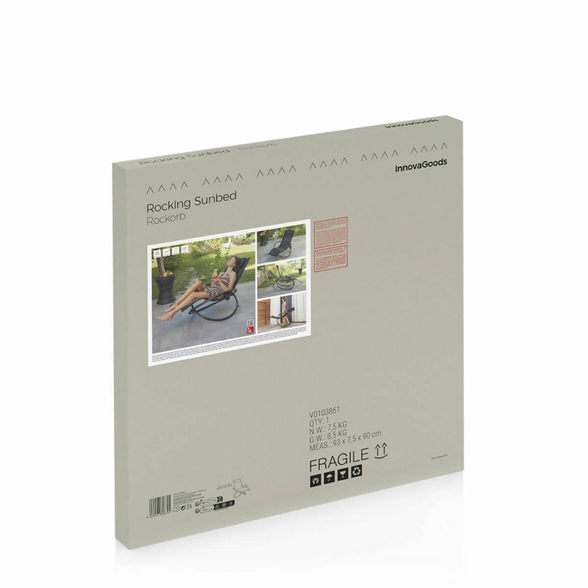 Salokāms orbitālais atpūtas šūpuļkrēsls Rockorb InnovaGoods - Image 11