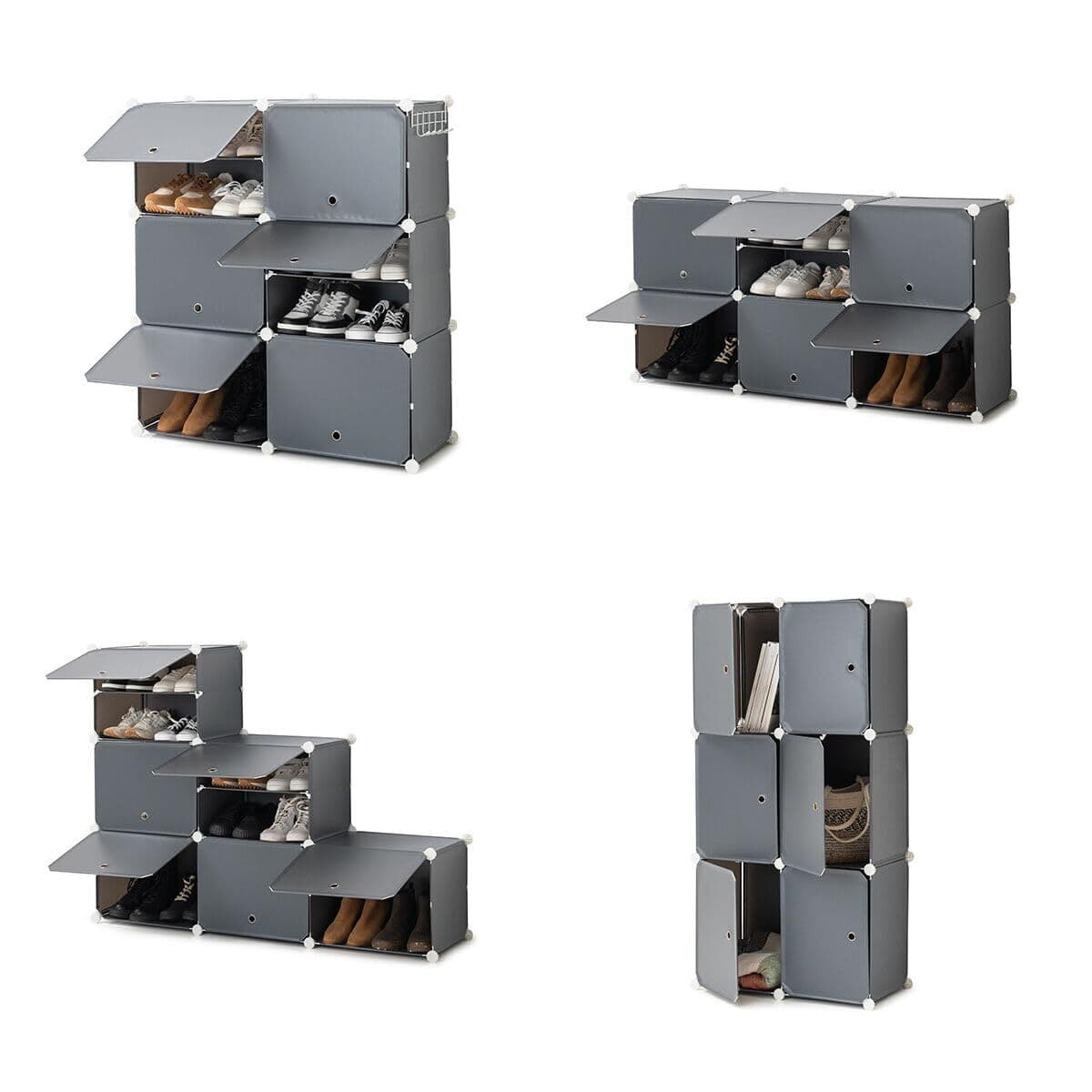 Raft modular portabil pentru încălțăminte InnovaGoods Gri (Recondiționate A) - Image 8