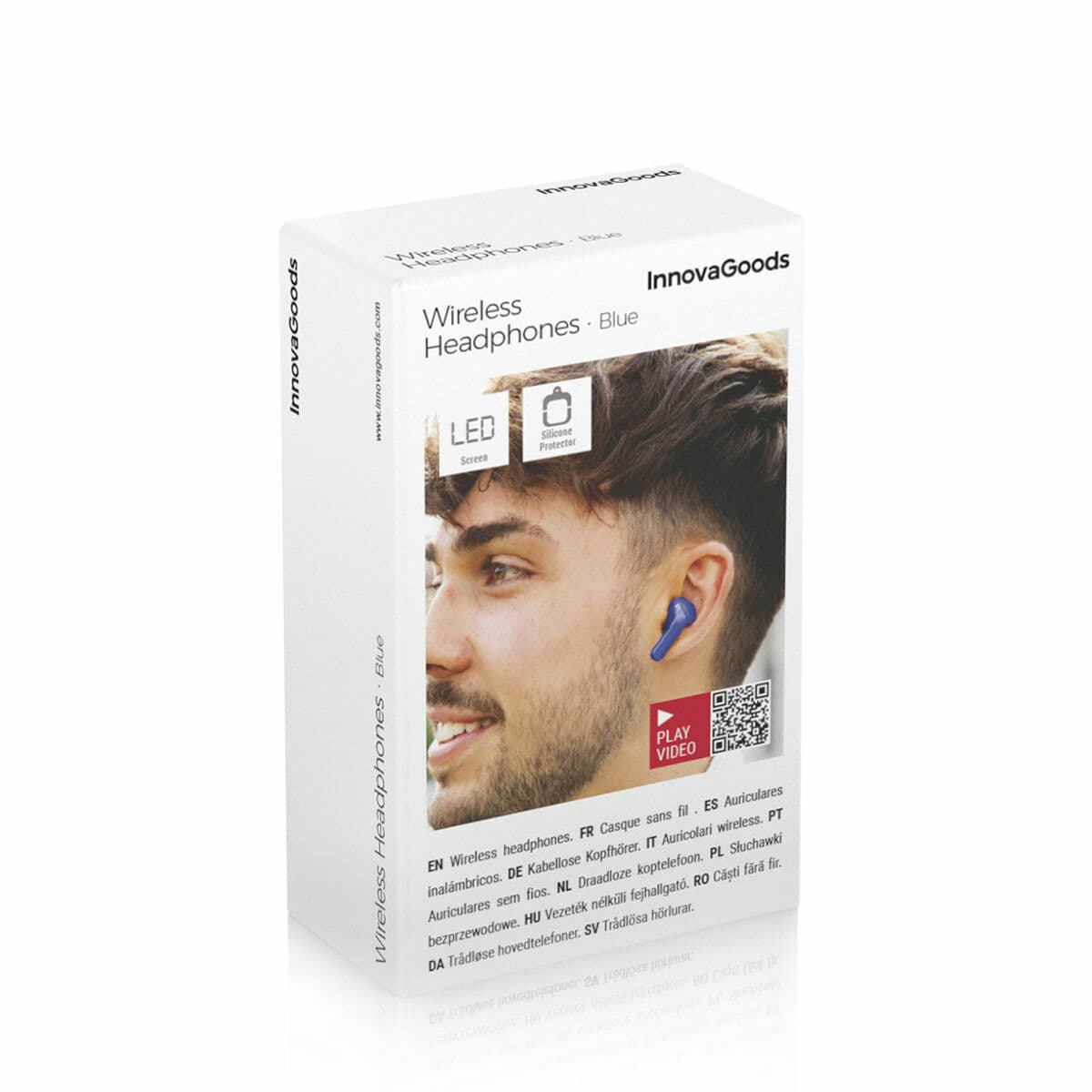 Trådlösa hörlurar med laddningsetui Blue InnovaGoods - Image 16