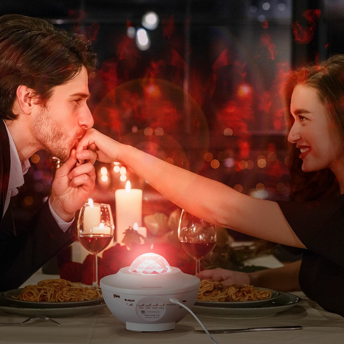 Proyector LED de Estrellas con Altavoz Sedlay InnovaGoods - Image 7