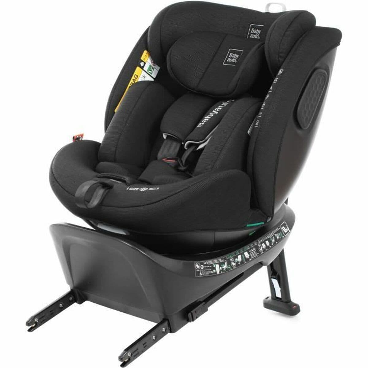Fotelik Samochodowy Babyauto CORE Czarny 0 (de 0 a 10 kilos) I (9 - 18 kg) II (15-25 kg) III (22 - 36 kg) Dziecięcy ECE R129/04 - Image 9