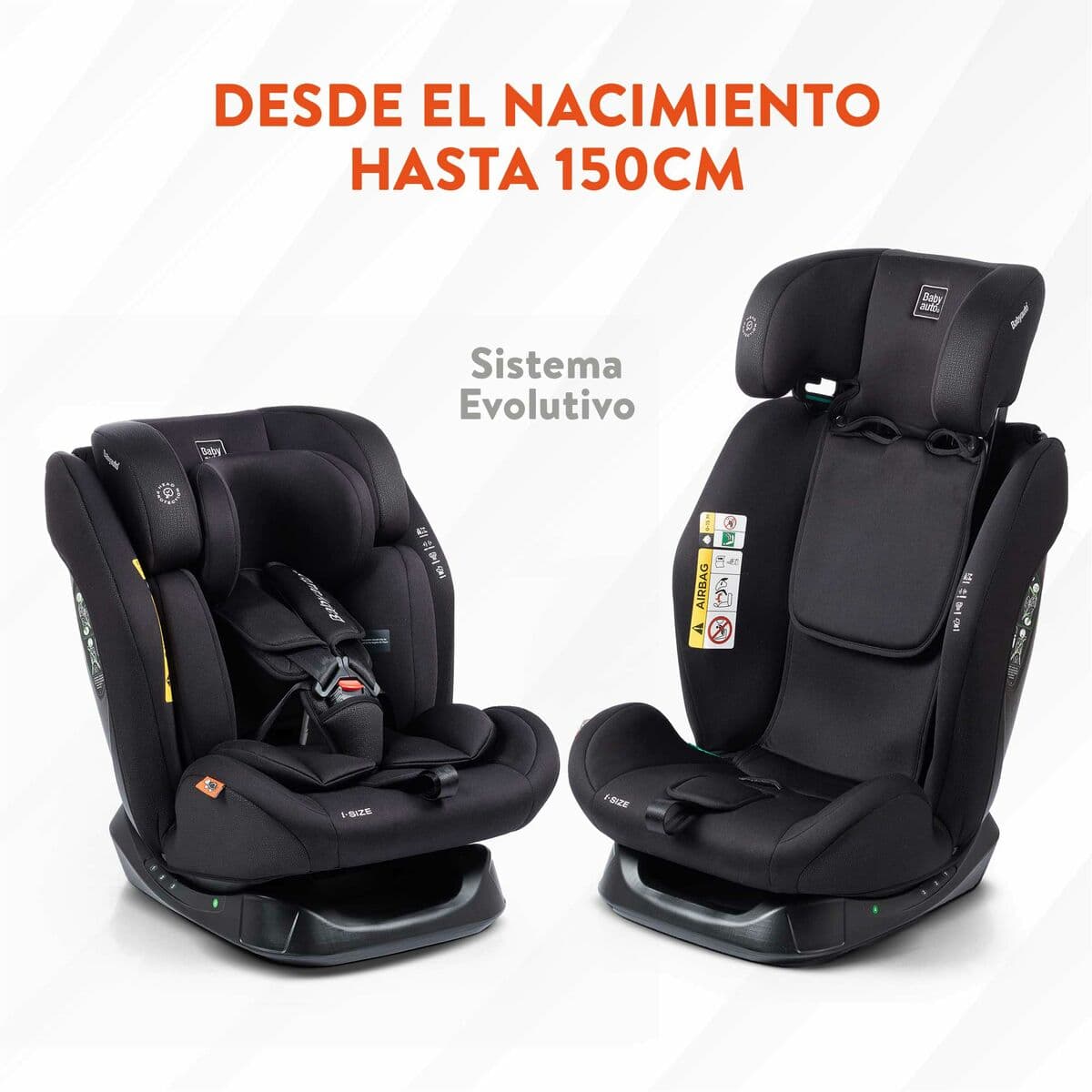 Silla para el Coche Babyauto LOLO IBELT Negro 0 (de 0 a 10 kilos) I (9 - 18 kg) II (15-25 kg) III (22 - 36 kg) Infantil ECE R129 - Image 3