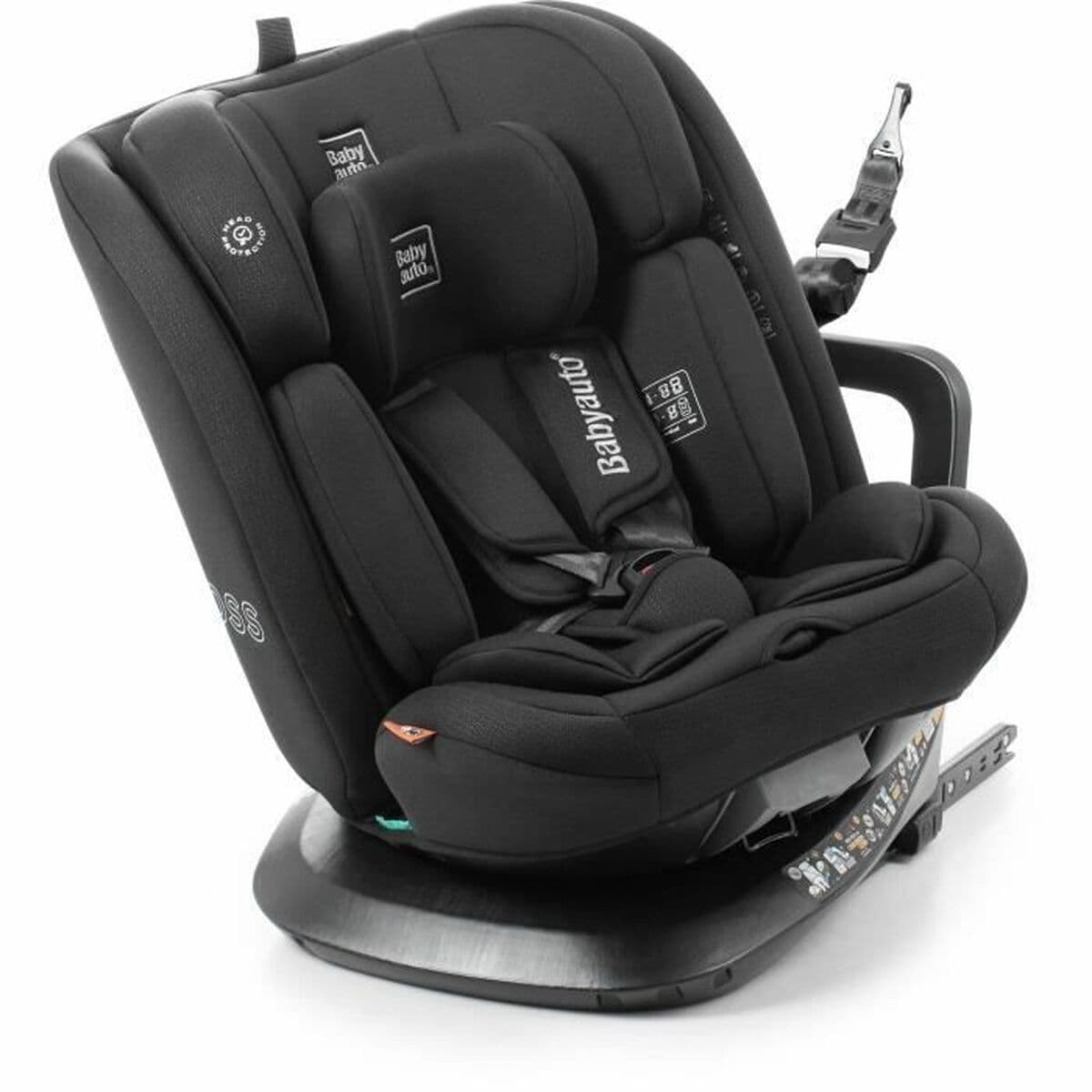 Bilstol Babyauto ACROSS Svart 0 (de 0 a 10 kilos) I (9 - 18 kg) II (15-25 kg) III (22 - 36 kg) Barn ECE R129/04 - Image 2