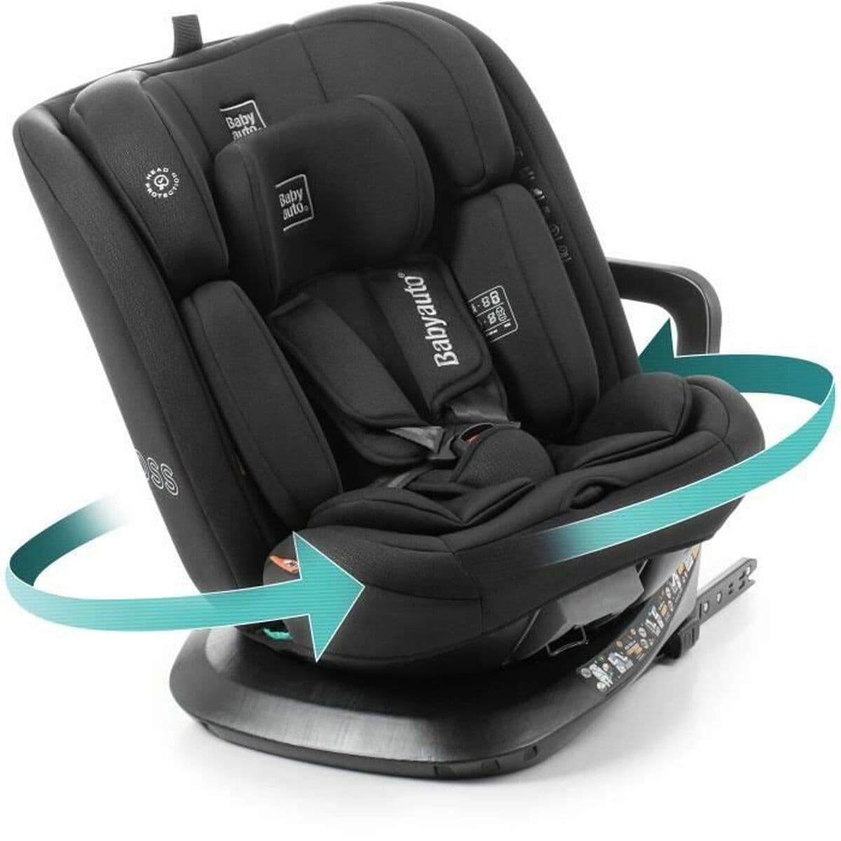 Bilstol Babyauto ACROSS Svart 0 (de 0 a 10 kilos) I (9 - 18 kg) II (15-25 kg) III (22 - 36 kg) Barn ECE R129/04 - Image 4