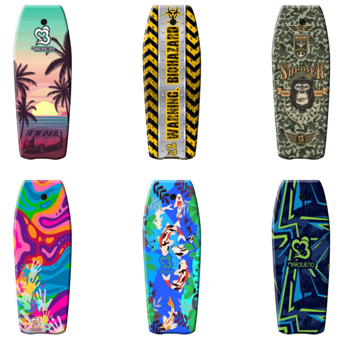 BodyBoard Tisch Marbueno Bunt 5 x 104 x 50 cm