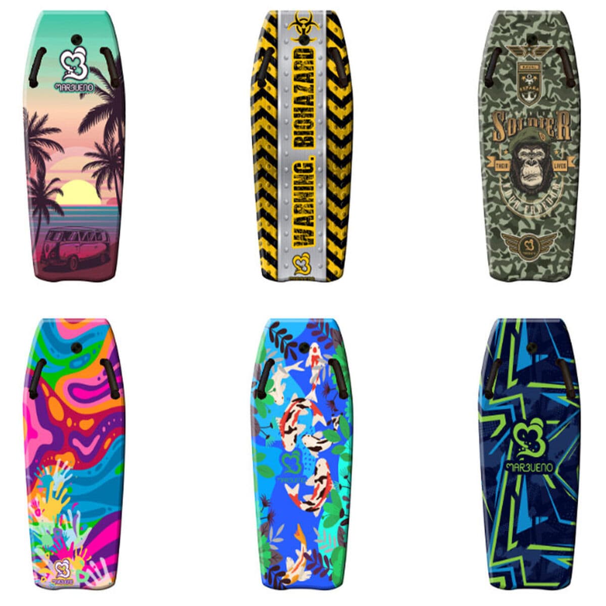 Tabla de BodyBoard Marbueno Multicolor 5 x 104 x 50 cm