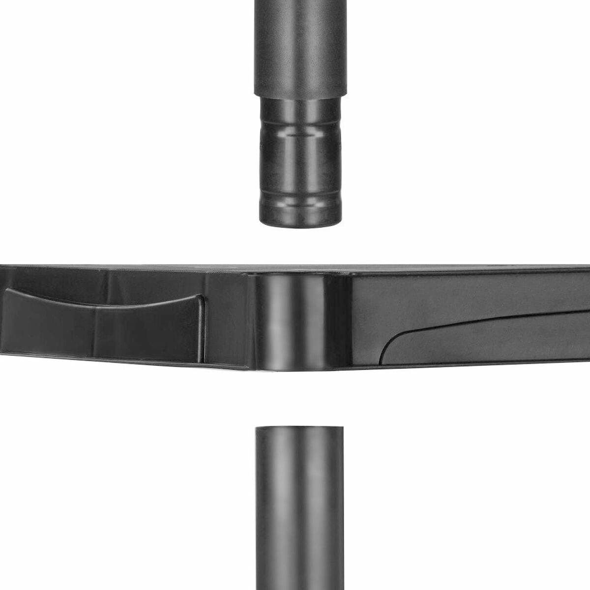 Polica Marbueno Crna Plastika 40 x 180 x 90 cm - Image 2