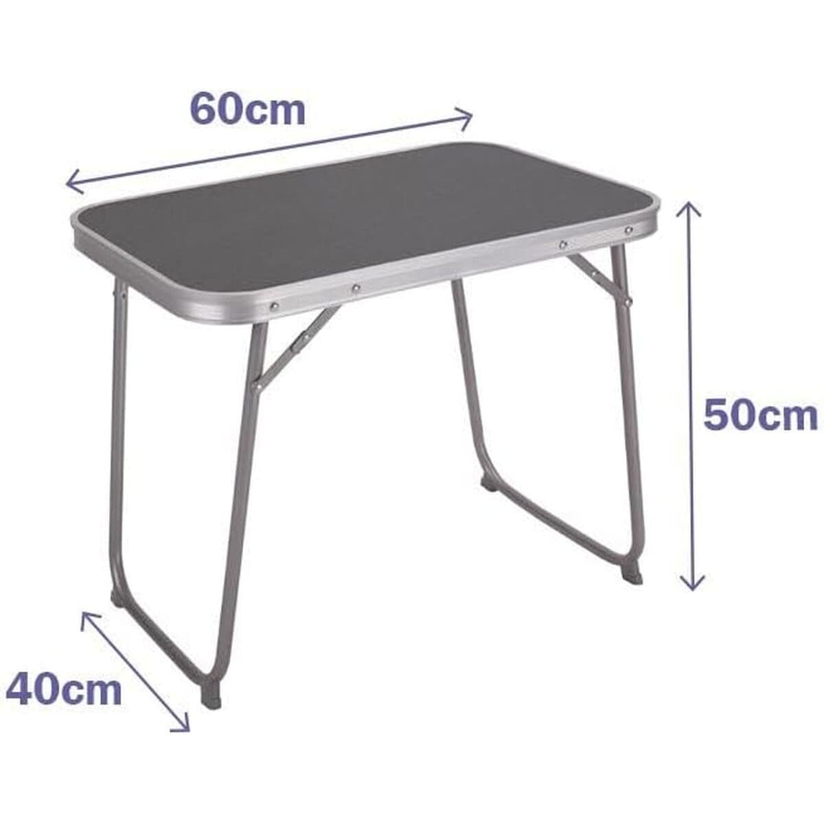 Mesa Plegable Marbueno Gris 75 x 60 x 55 cm - Image 3