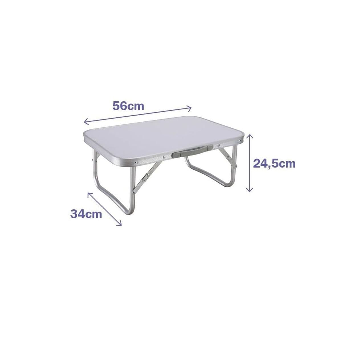 Mesa Plegable Marbueno Blanco 56 x 24 x 34 cm