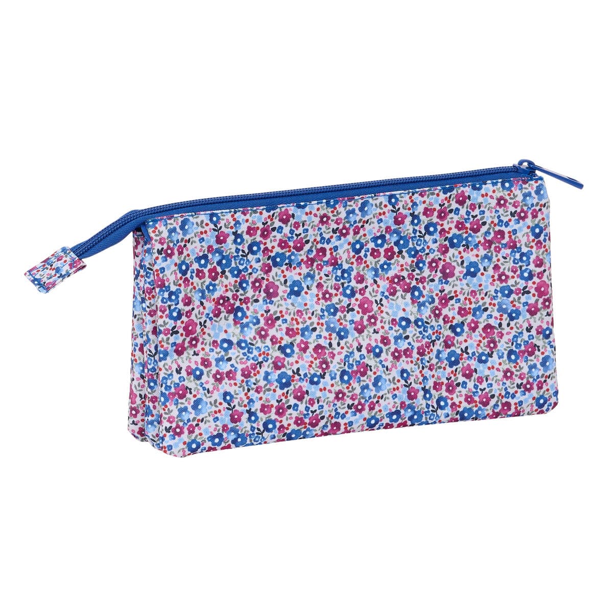 Holdall Nait Nait Flores coimbra azul Blue 22 x 12 x 3 cm - Image 3