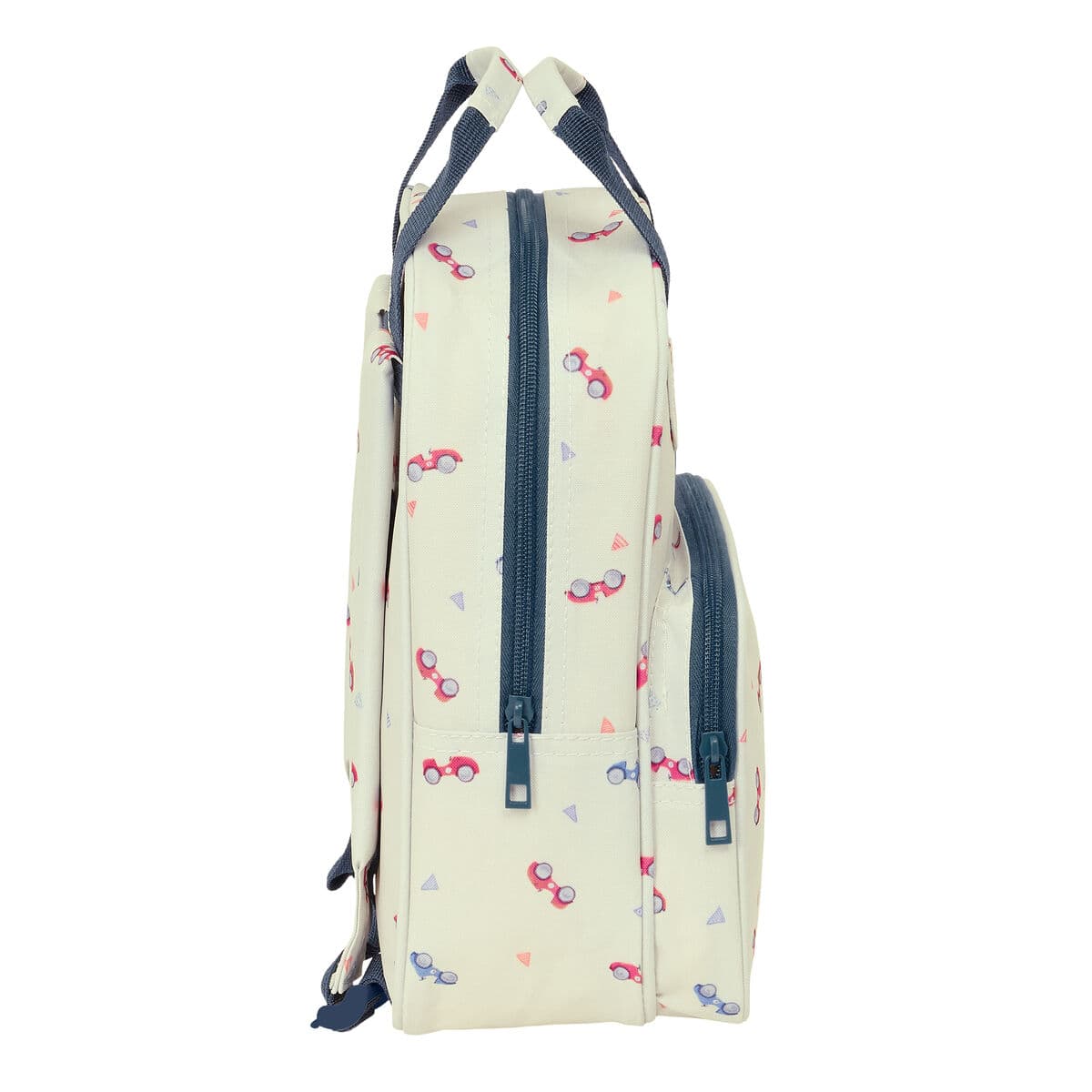 Mochila Escolar Nait Nait Coches Beige 20 x 28 x 8 cm - Image 2
