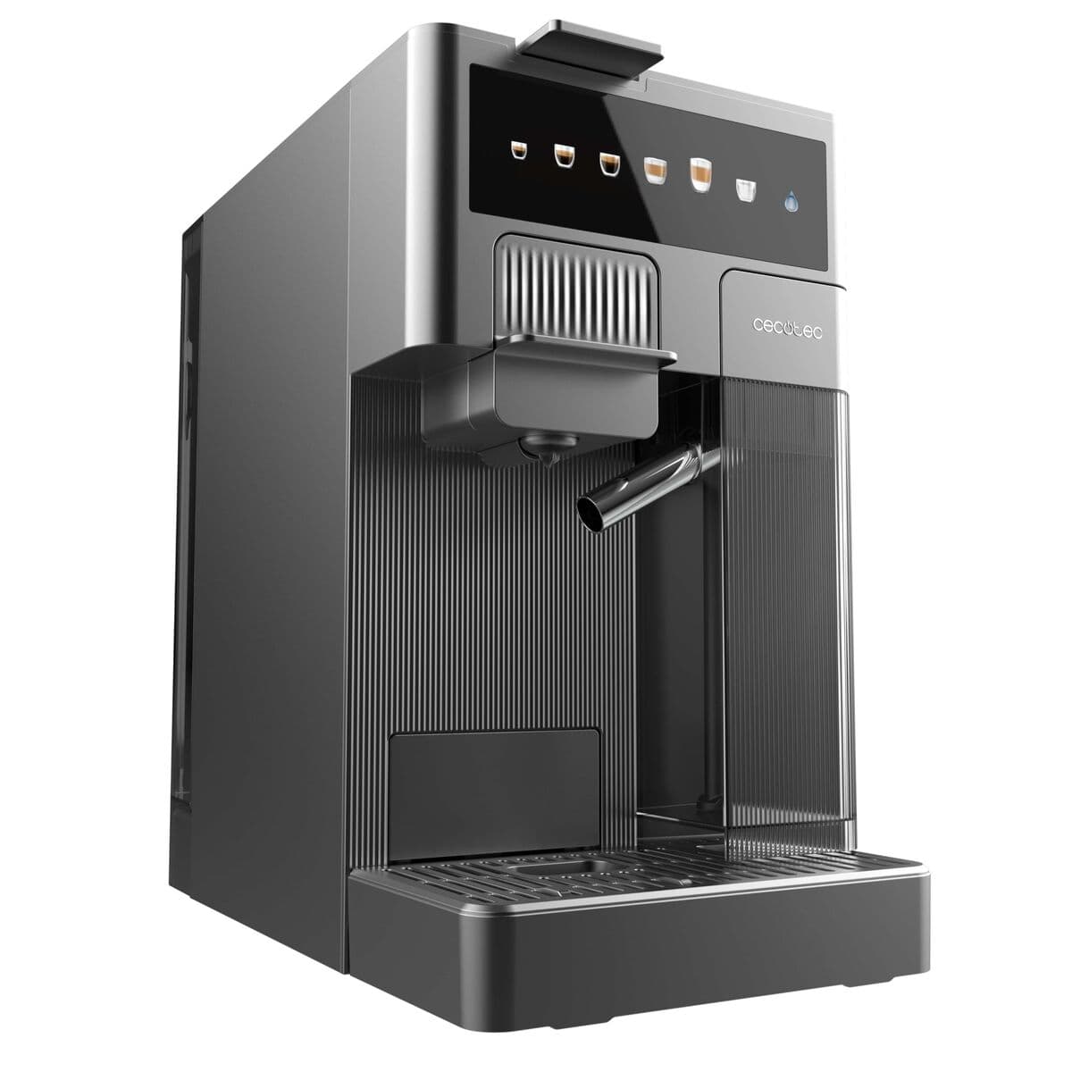 Cecotec Cafetera Express FreeStyle Latte T 1,6L 20bar negra 4en1 compatible cápsulas y molido - Image 2