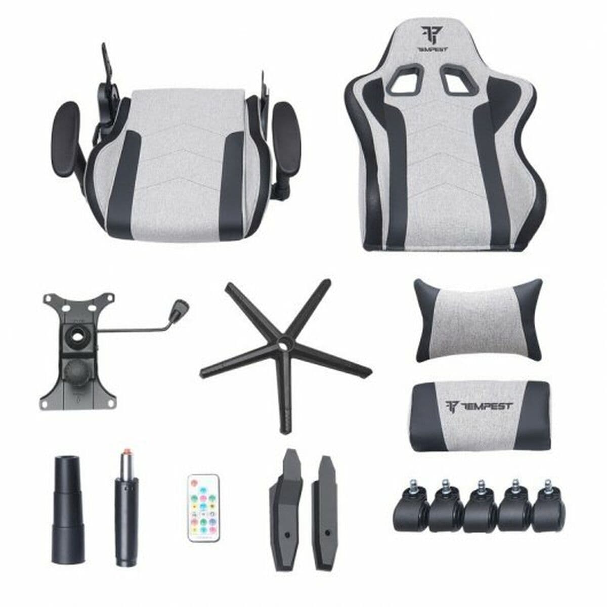 Silla de Oficina Tempest Glare  Gris - Image 4