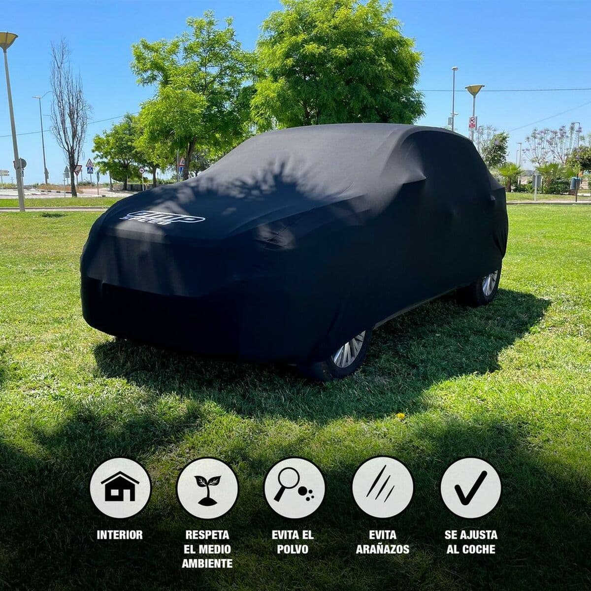 Car Cover OMP OMPS18040713 M/L Black Inside - Image 3