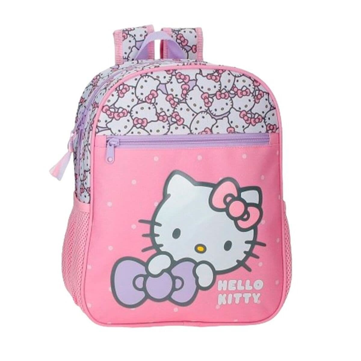 Mochila Escolar Hello Kitty My Favourite Bow Rosa