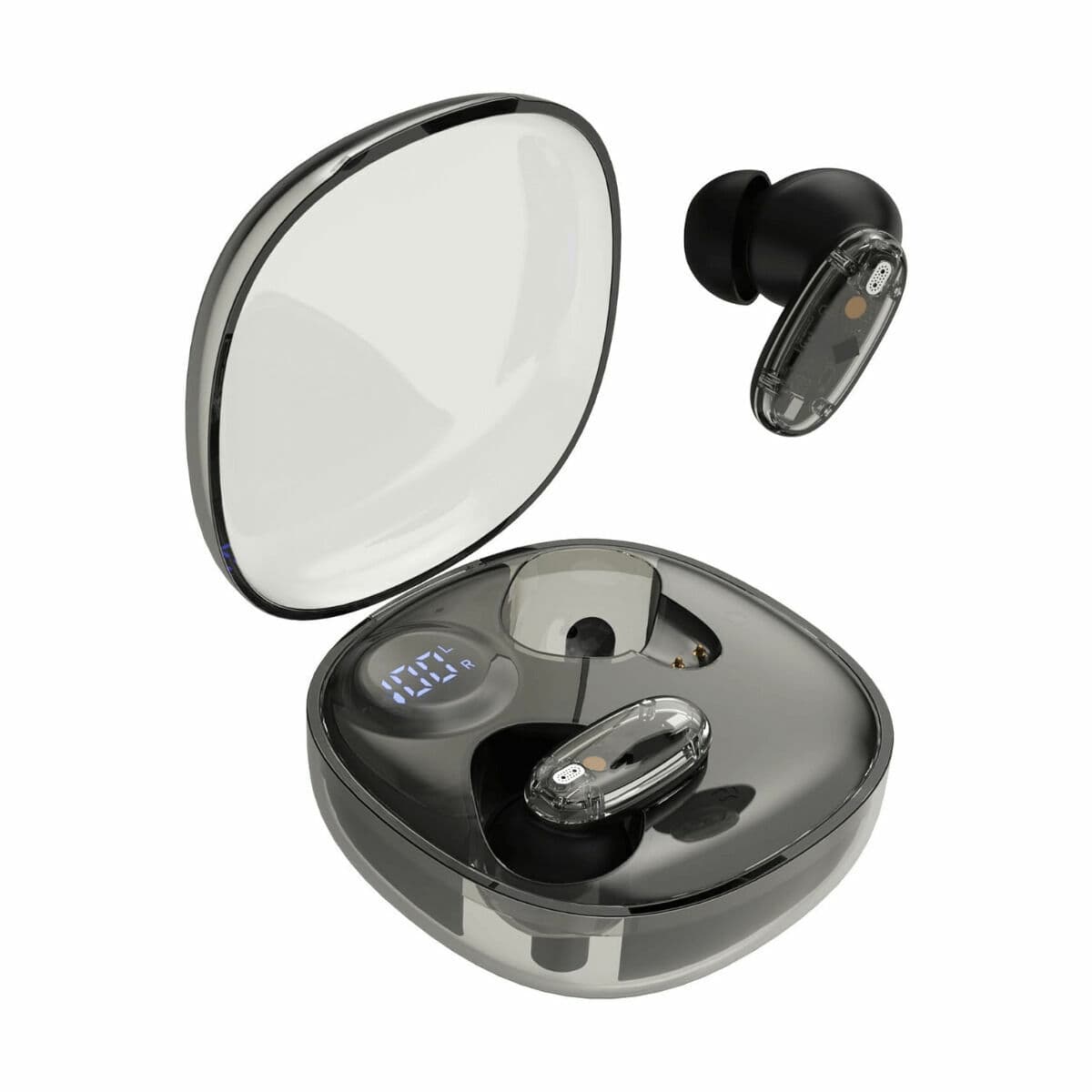 Trådlösa hörlurar med laddningsetui Mars Gaming MHIB2 Svart - Image 2