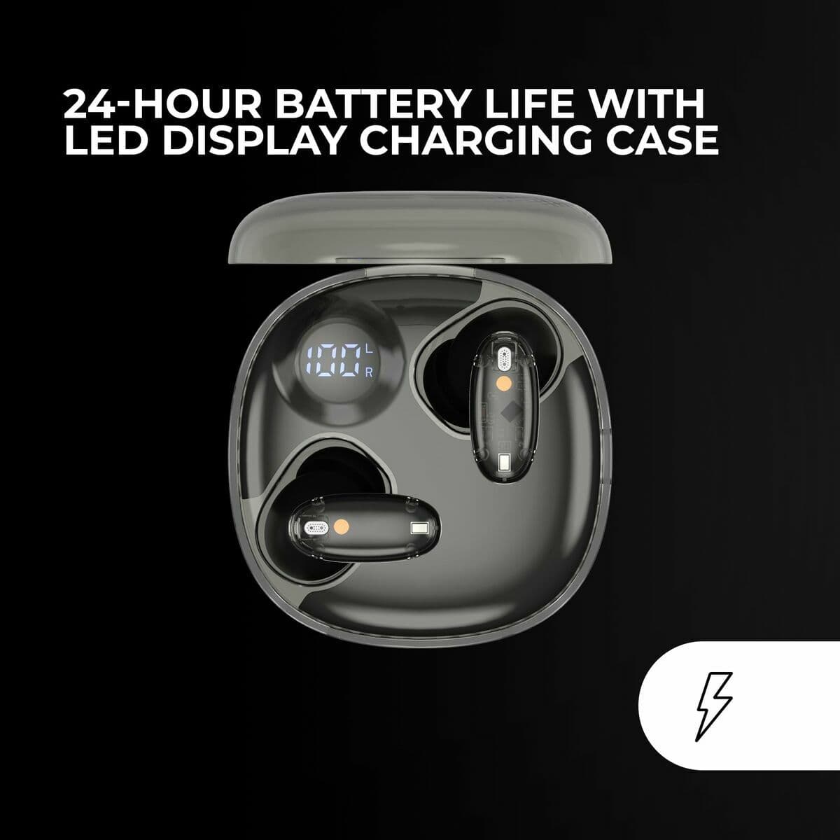 Trådlösa hörlurar med laddningsetui Mars Gaming MHIB2 Svart - Image 11