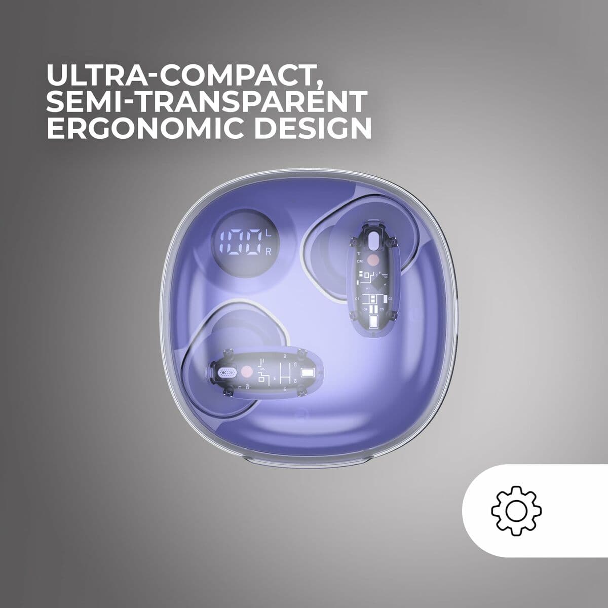 Kabellose Kopfhörer mit Ladebox Mars Gaming MHIB2PP Purpur - Image 12