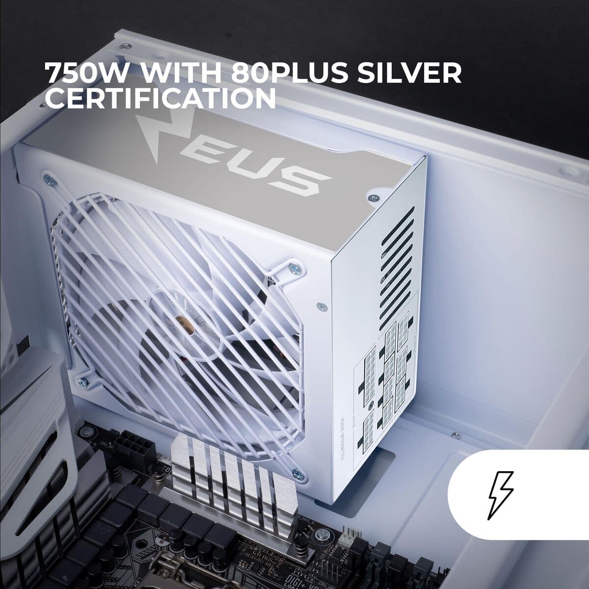 Strömtillförsel Mars Gaming MPZE750SIM ATX 750 W 6 W 110 W 80 Plus Silver (Renoverade A) - Image 3