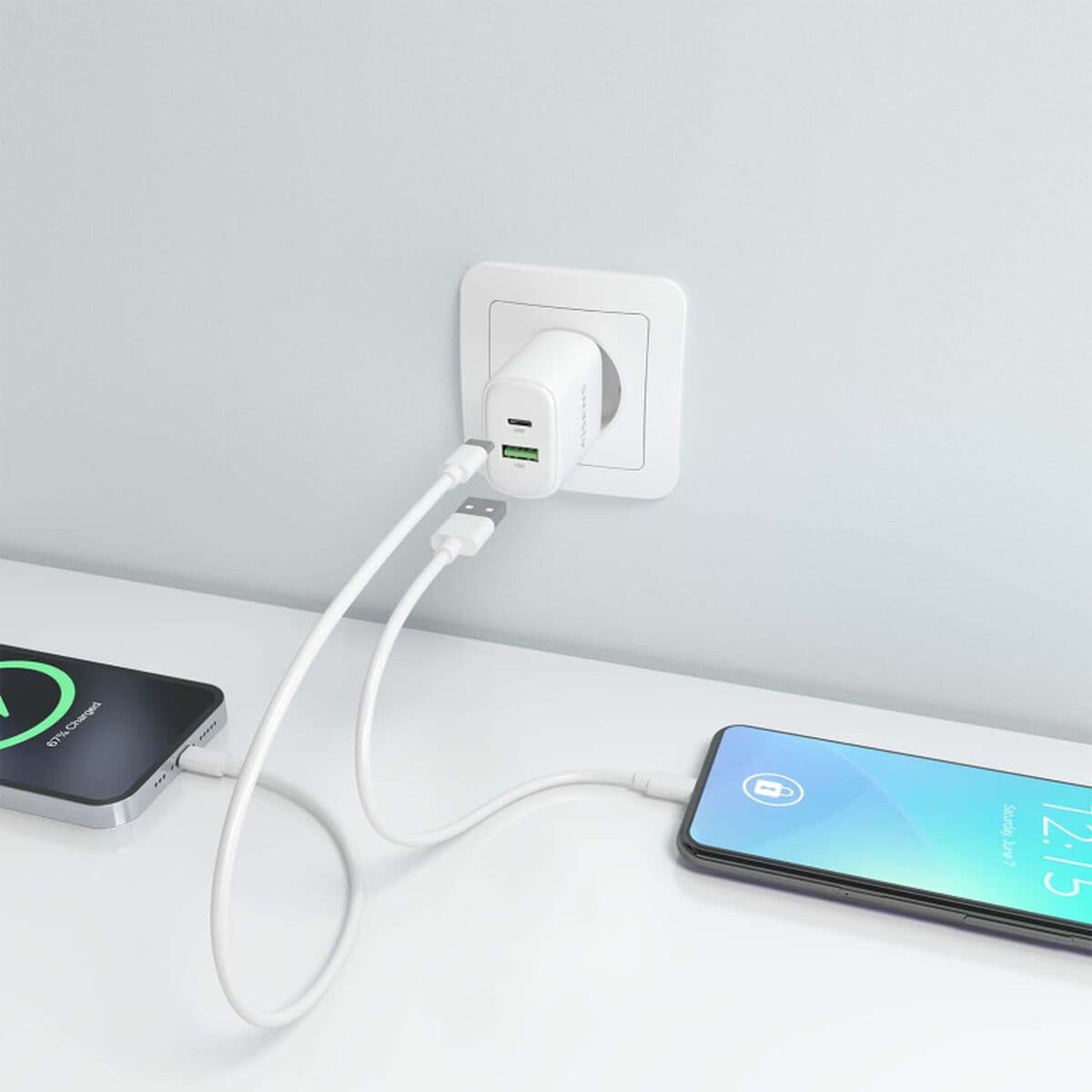 Zidni punjač Aisens A110-0911 Bijela - Image 5