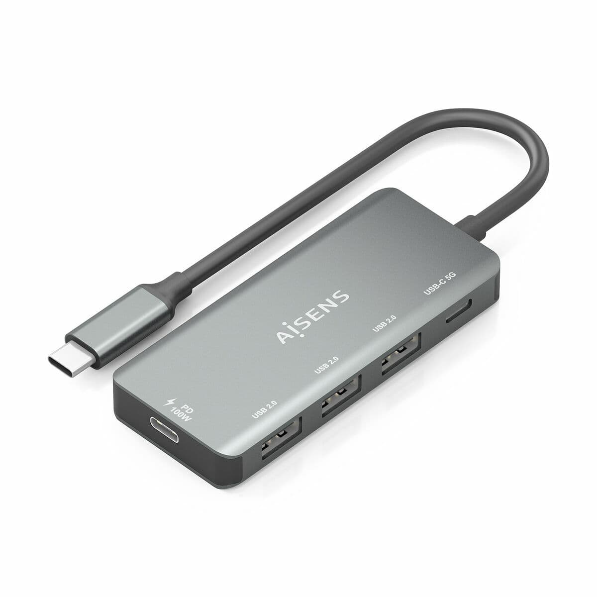 Hub USB Aisens CPNT Grau 100 W - Image 4