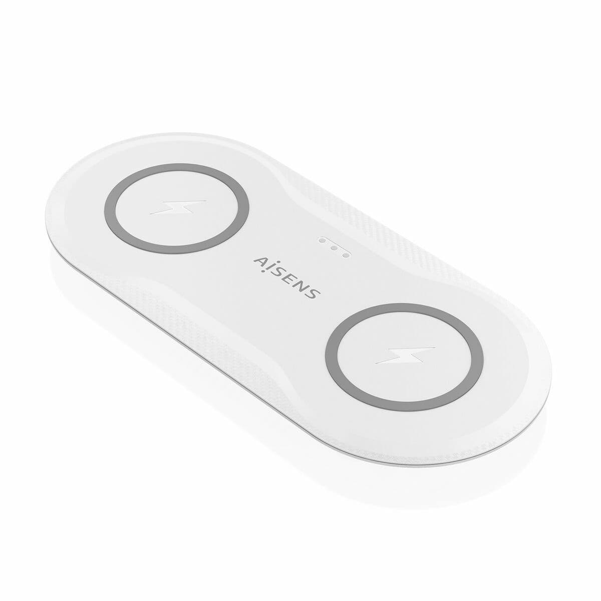 Chargeur sans fil Aisens ASCH-15W2WC059-W Blanc 50 W