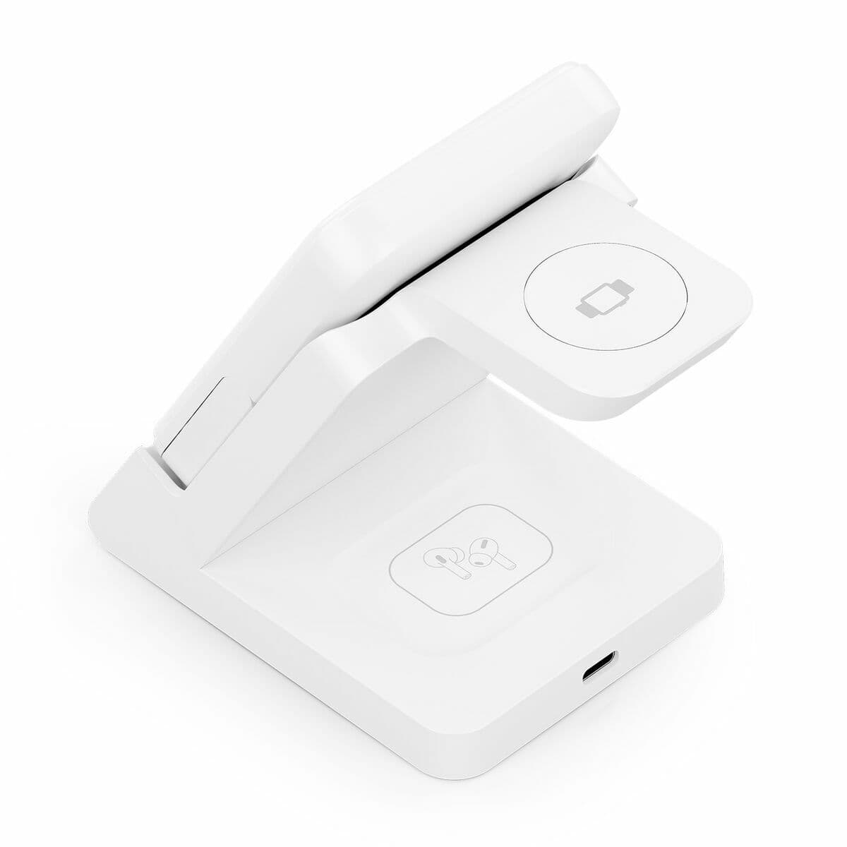 Chargeur sans fil Aisens 4IN1 15WACCS Blanc - Image 4