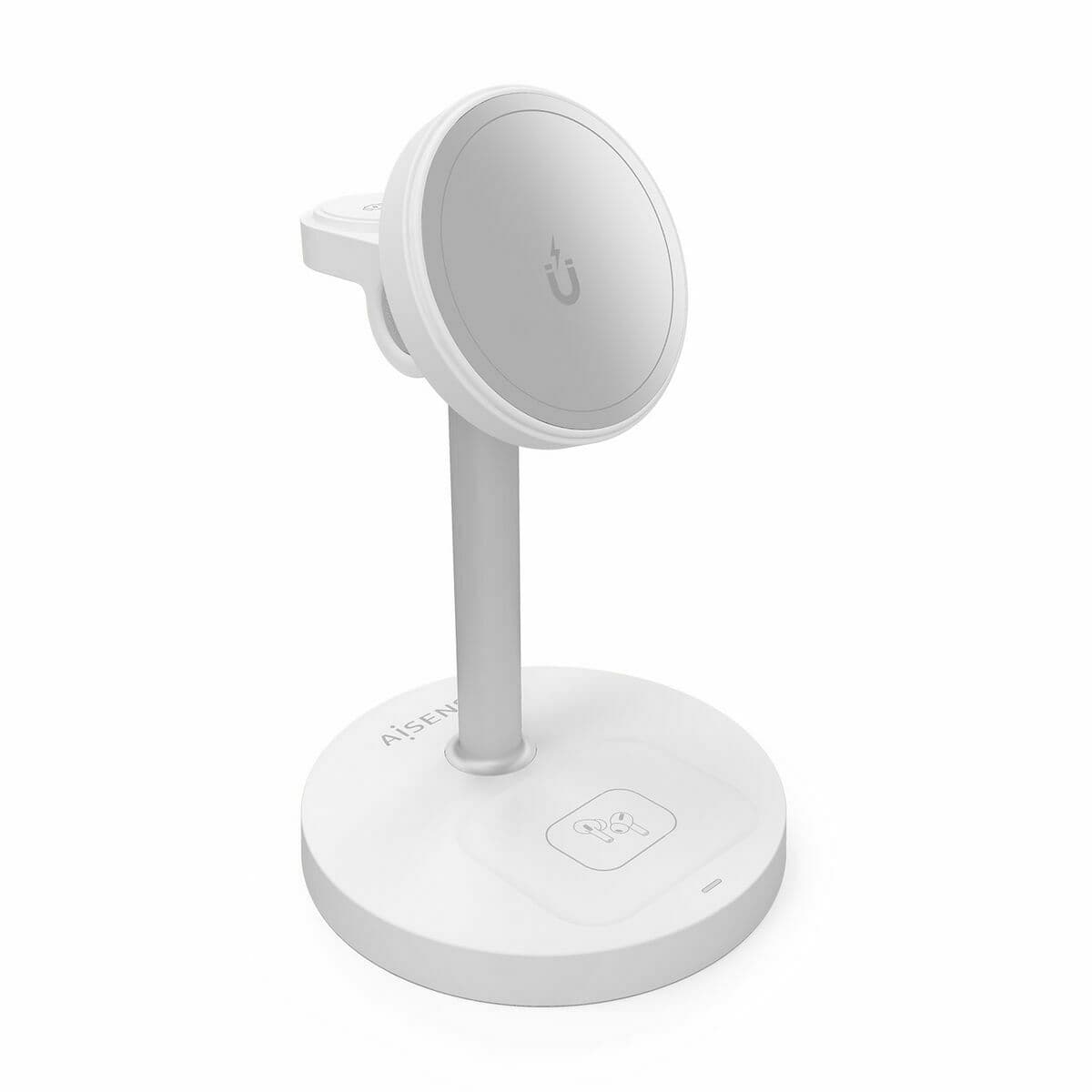 Chargeur sans fil Aisens USB-C 3IN1 15WACCS Blanc 15 W 50 W - Image 7