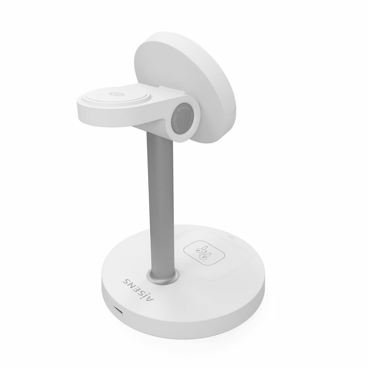Chargeur sans fil Aisens USB-C 3IN1 15WACCS Blanc 15 W 50 W - Image 3