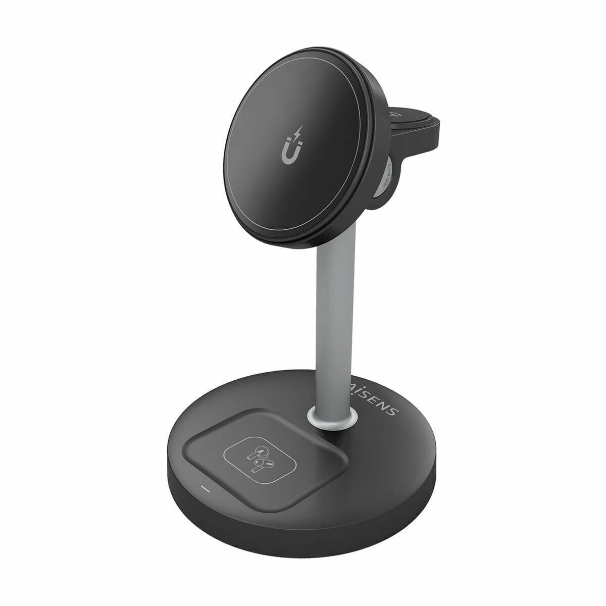 Chargeur sans fil Aisens USB-C 3IN1 15WACCS Noir 15 W 50 W - Image 6
