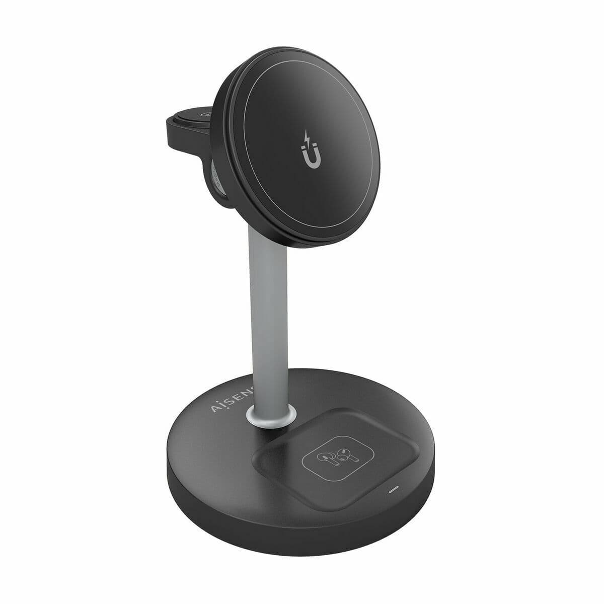 Chargeur sans fil Aisens USB-C 3IN1 15WACCS Noir 15 W 50 W - Image 7