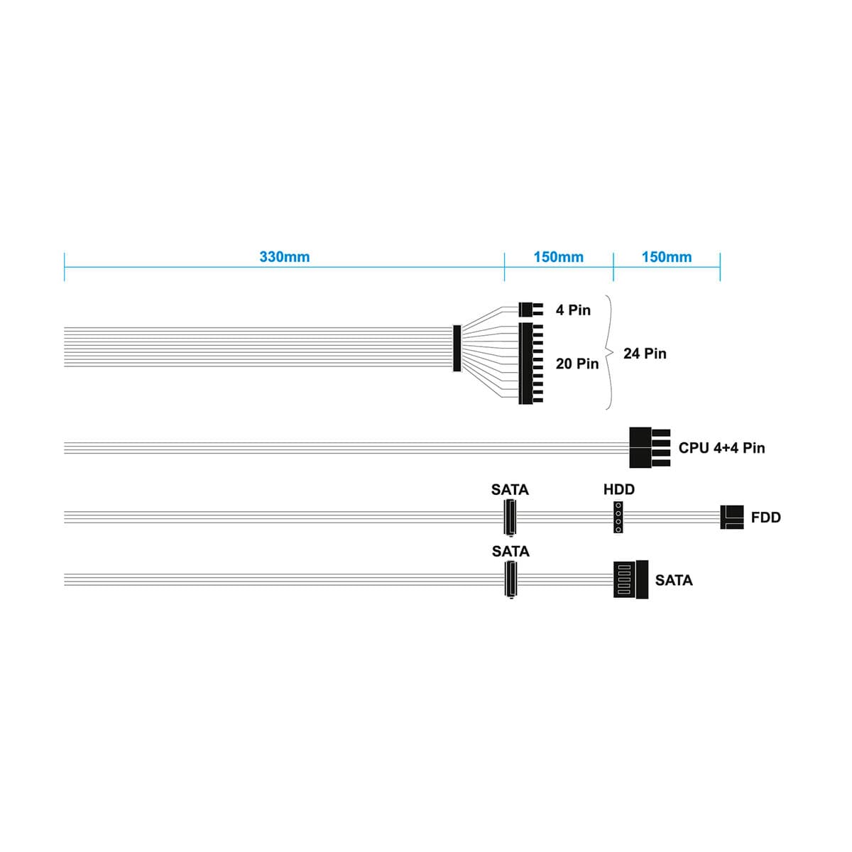 Sursă de Alimentare Aisens ASPC-500TFX-SEO 500 W 50 W - Image 4