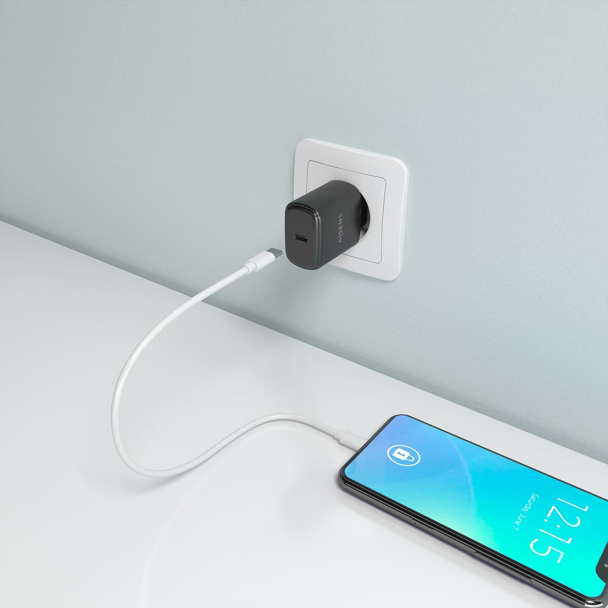 Chargeur mural Aisens A110-0976 Noir 30 W - Image 5
