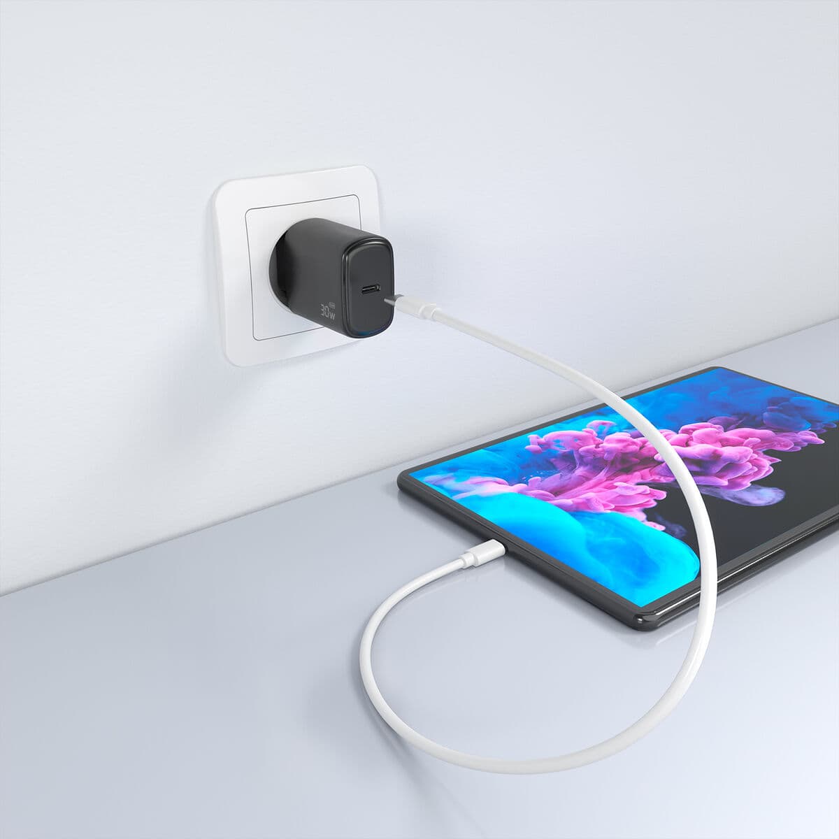Chargeur mural Aisens A110-0976 Noir 30 W - Image 6