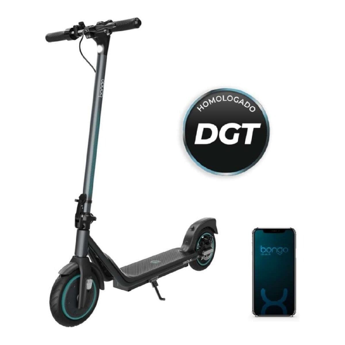 Cecotec E-Scooter Bongo D20E Connected 500W 5200mAh App leicht schwarz Alu - Image 2
