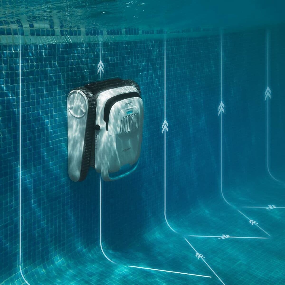 Cecotec Limpiafondos automático piscina CONGA POOLDROID 5000, 120min, filtro 180μm, negro - Image 11