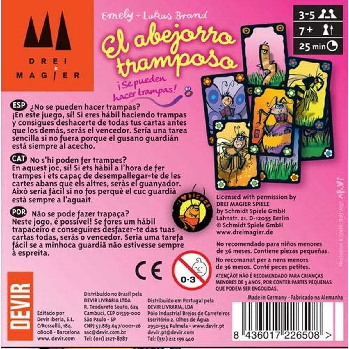 Juego de Cartas Devir El Abejorro Tramposo - Image 2