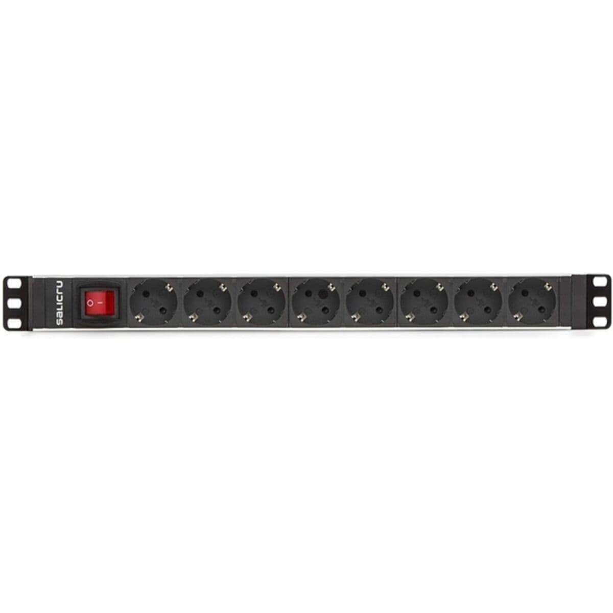 Schuko 19" 8 Steckerleiste Salicru SPS 8F PDU SCH/SCH 1,5 m (1,5 m) - Image 2
