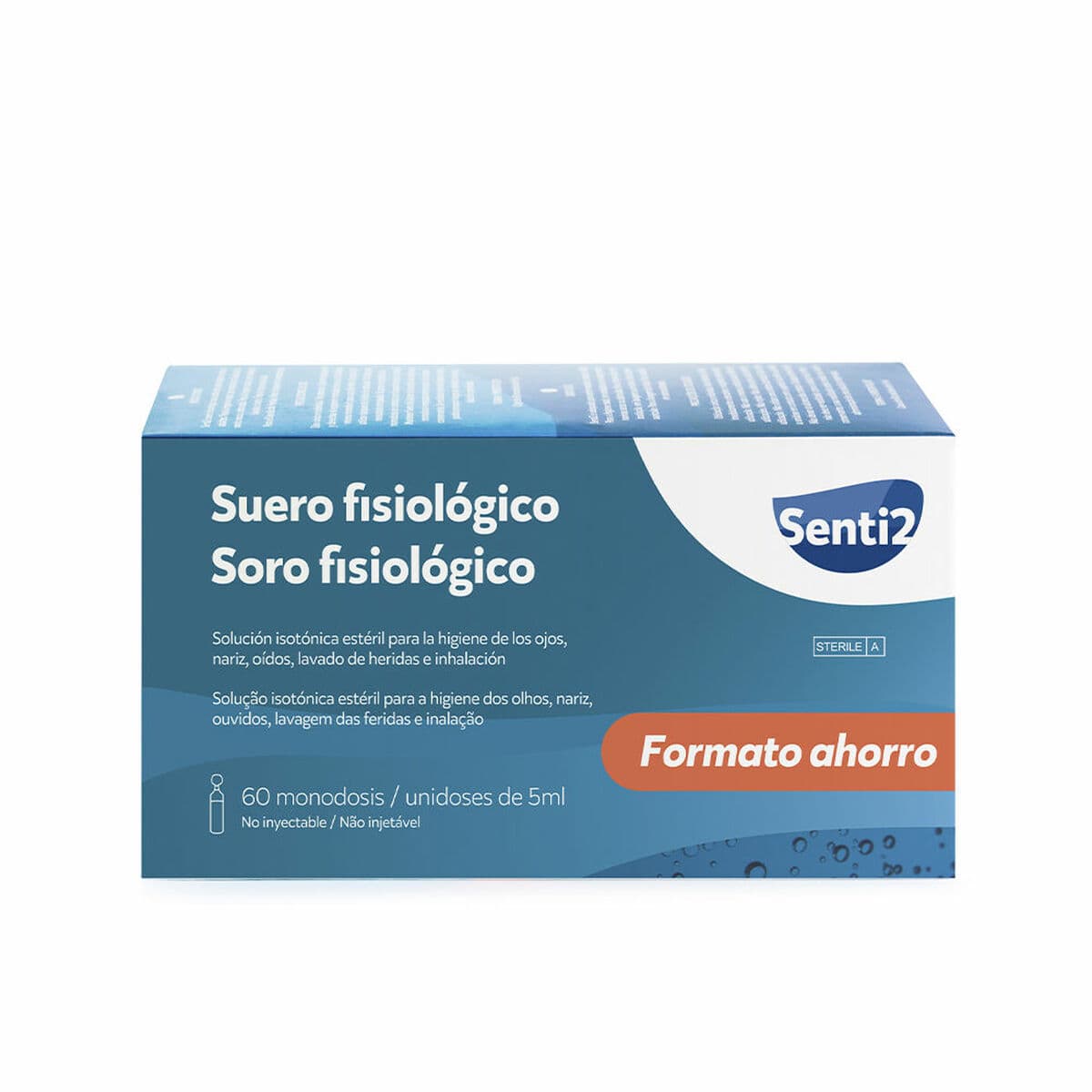 Fizioloģiskais Šķīdums Senti2 Suero Fisiológico 5 ml 60 gb.