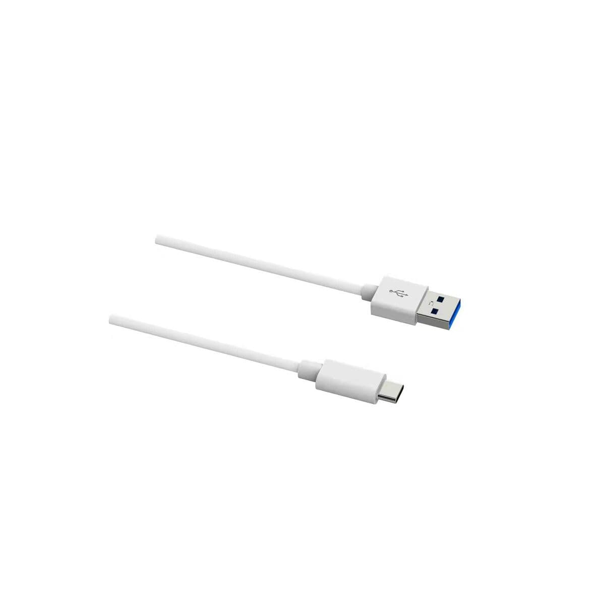 USB A - USB C kabelis DCU 30402065 Balta - Image 2