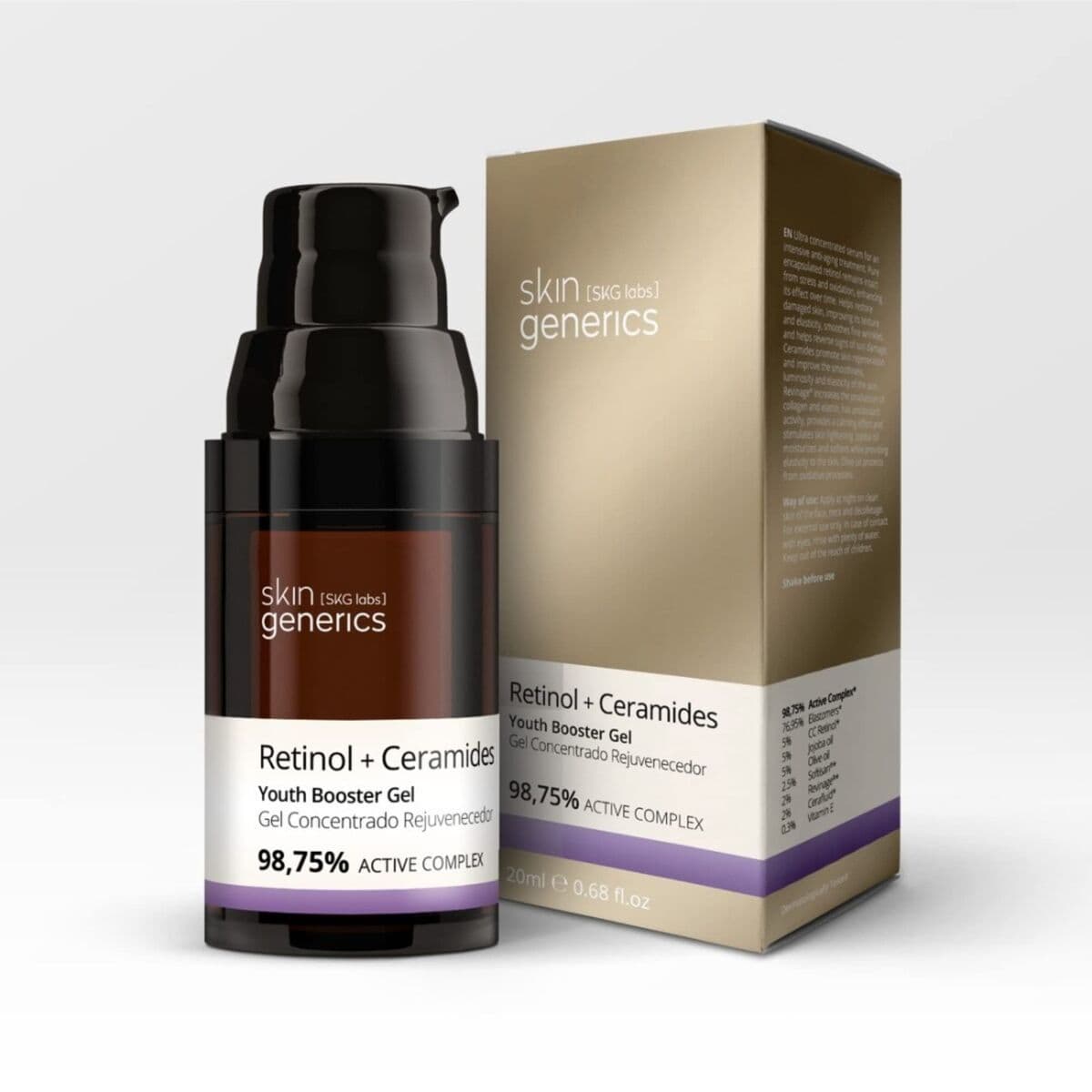 Intensivt koncentrat Dag Skin Generics Ceramidas 20 ml Retinol - Image 2