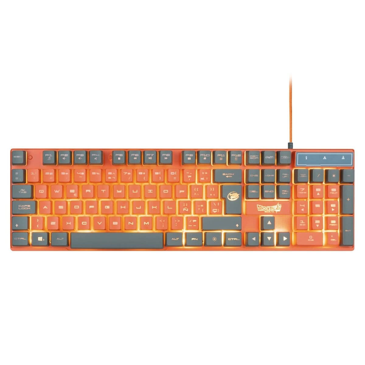 Klawiatura i Myszka FR-TEC Dragon Ball Qwerty Hiszpańska Pomarańczowy - Image 2
