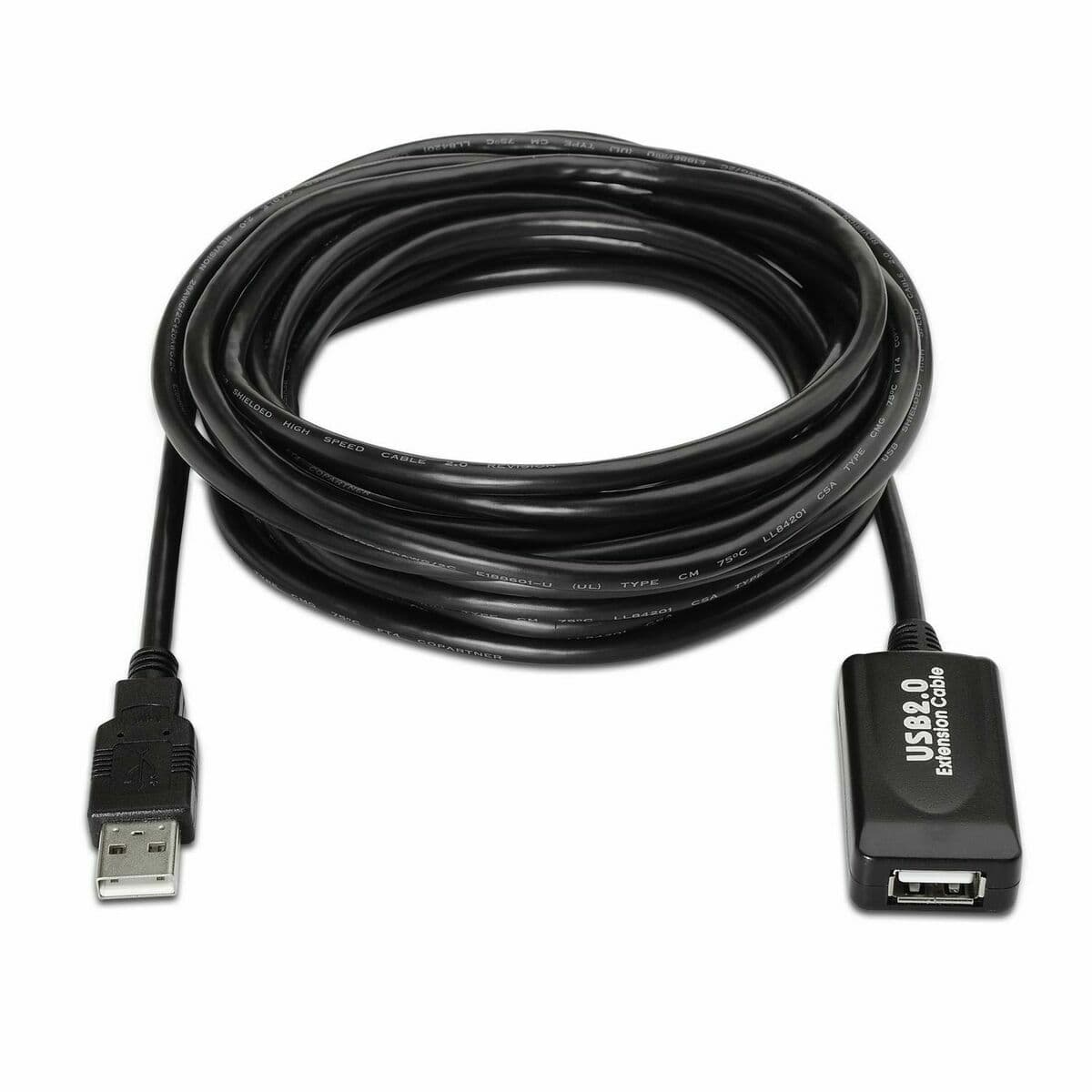 Câble USB 2.0 Aisens A101-0019 Noir 10 m - Image 9