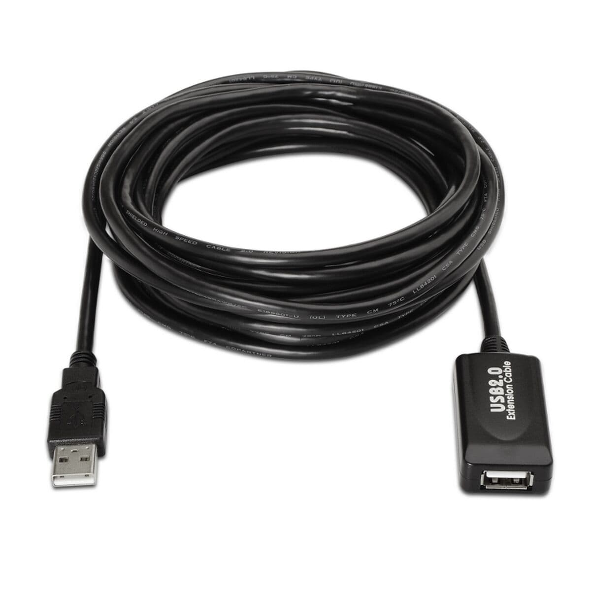 Câble USB 2.0 Aisens A101-0019 Noir 10 m - Image 13
