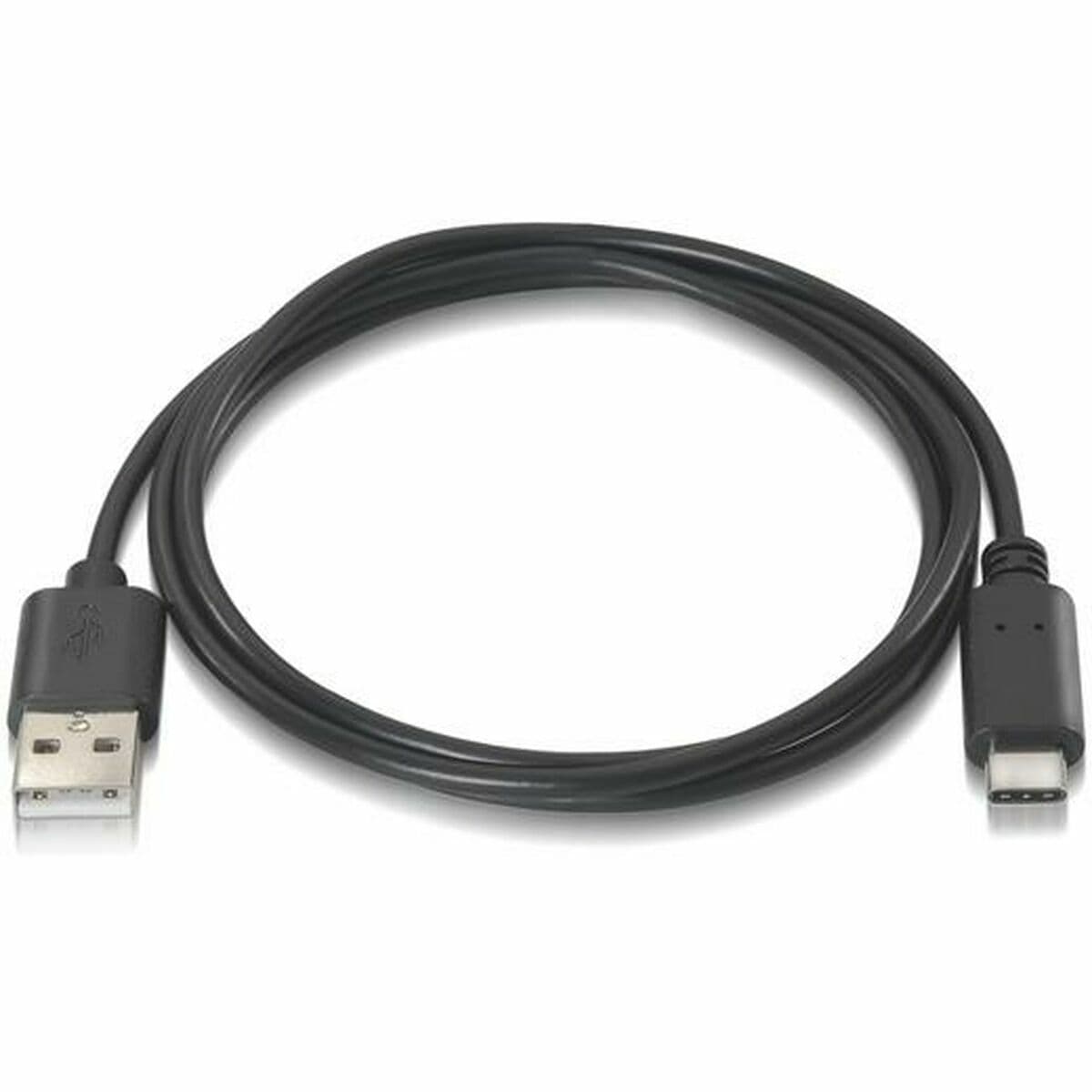 USB A - USB-C kabelis Aisens A107-0052 Juoda 2 m - Image 2