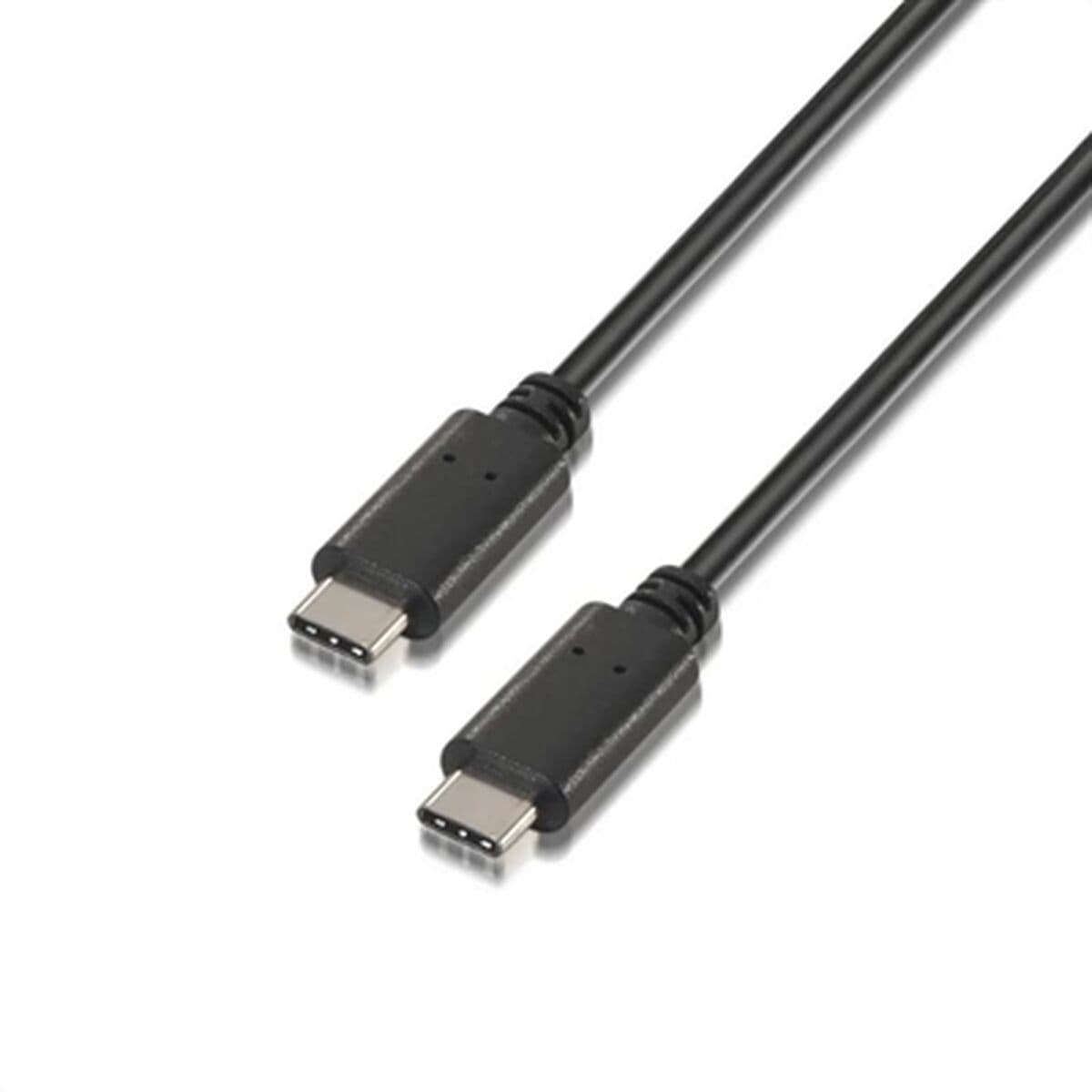 Daten-/Ladekabel mit USB Aisens A107-0058 Schwarz 3 m - Image 3