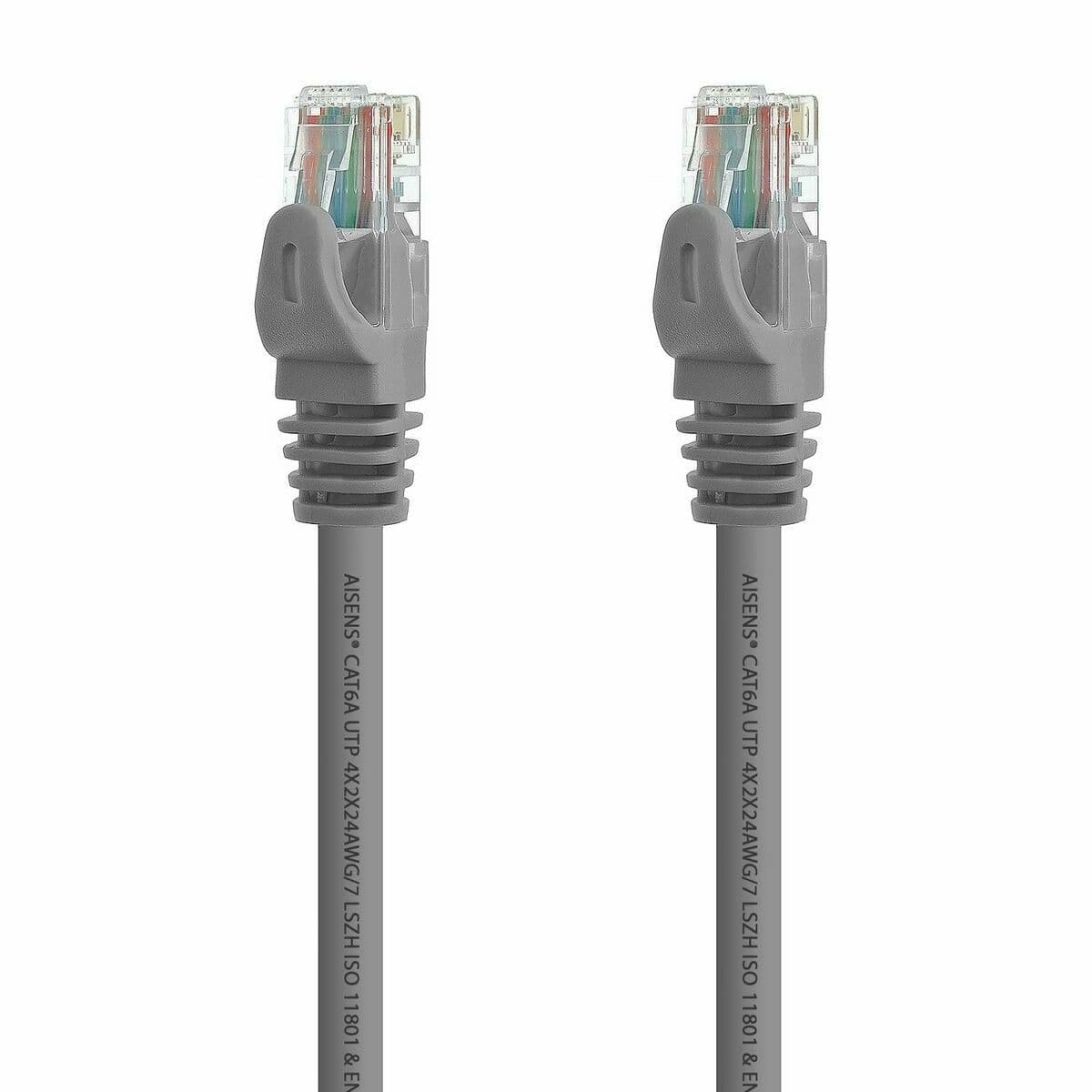 Kabel RJ45 Categorie 6 UTP Rigide Aisens A145-0329 Grijs 5 m - Image 8