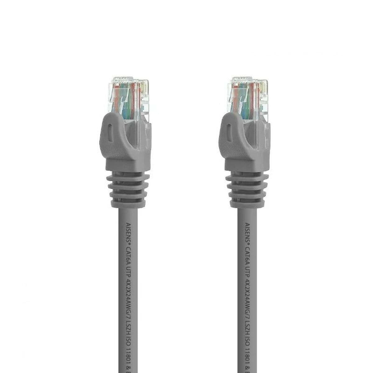Kabel RJ45 Categorie 6 UTP Rigide Aisens A145-0329 Grijs 5 m - Image 9