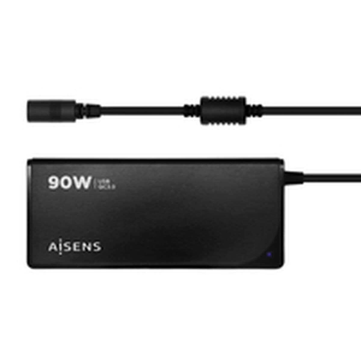 Chargeur d'ordinateur portable Aisens ASLC-90WAUTO-BK 90 W Universel - Image 3